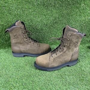 Worx by Red Wing Boots Brown Steel Toe Work Shoes ASTM F2413-18 Sz 13 M Safety